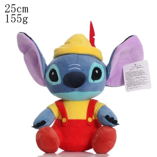 12-30cm Disney Stitch Stuffed Plush Models Cartoon Stuffed Plush Dolls